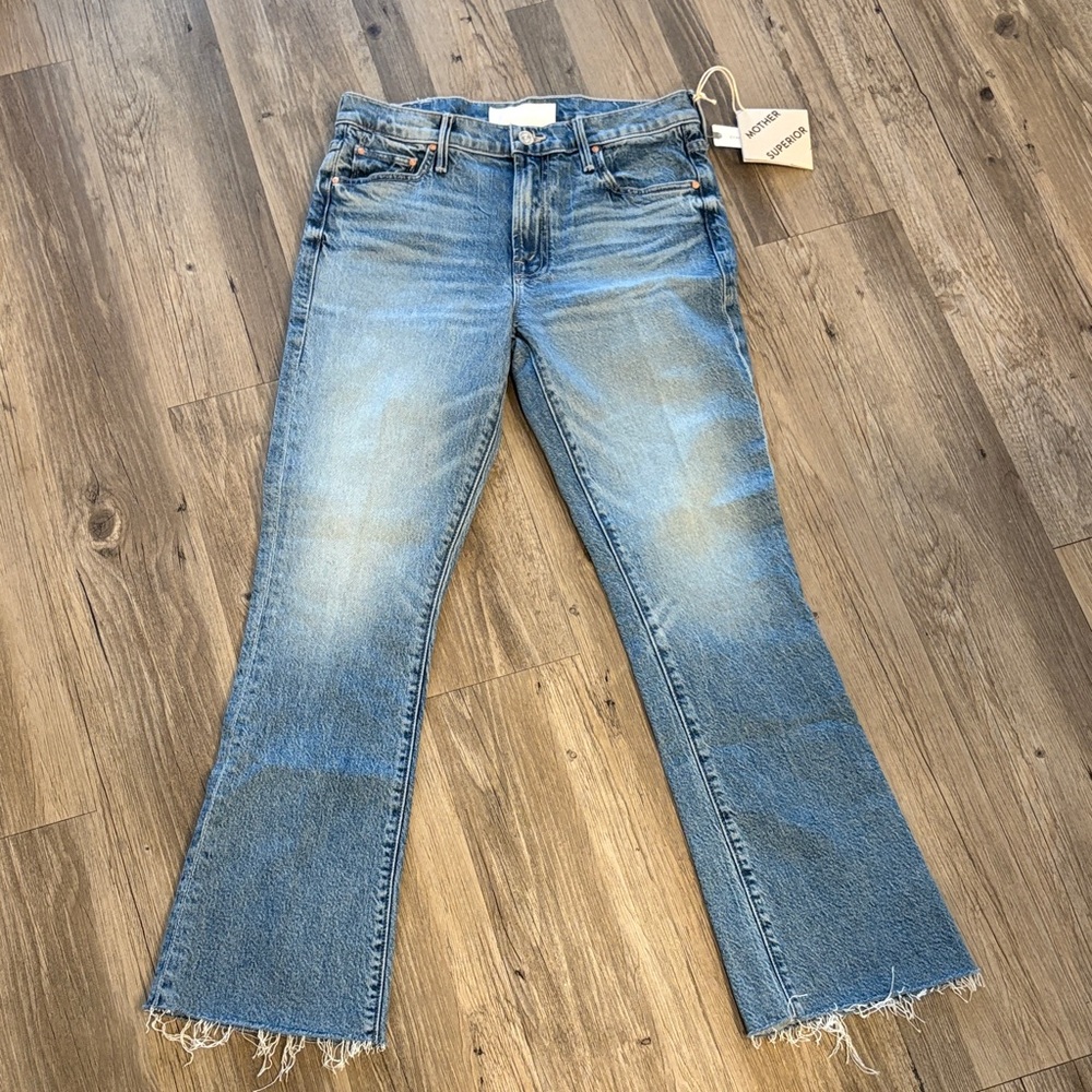 Mother The Outsider Flood Jeans – Are We There Yet Size 28 | NWT - Picture 7 of 16